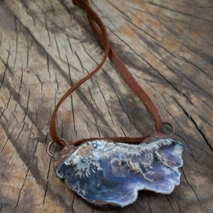 Indonesian Plume agate Talisman