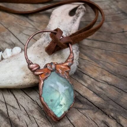 Fiery Labradorite Talisman